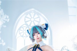 狐玖玖 柴郡睡衣 [32P-264M]