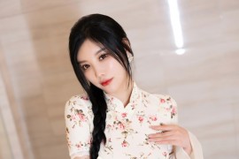 [秀人网] 2023.09.08 No.7363 杨晨晨Yome米色带花纹图案长款旗袍[87P/732MB]