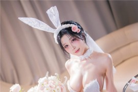 水淼Aqua 生日婚纱兔女郎[54P-77M]