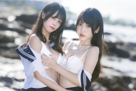 不呆猫 海边双人JK[51P1V-1.03GB]