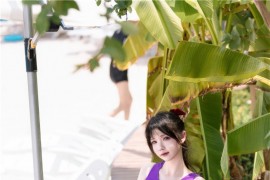 雪晴Astra 紫色 恶魔竞泳[50P-358MB]