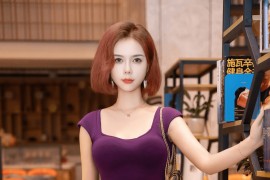 [秀人网] 2024.08.07 NO.8978 白芷yy 紫色连衣短裙[86P/860MB]