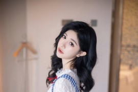 [秀人网] 2023.10.13 No.7509 幼幼蓝白格子罗利裙服[111P/1.03G]