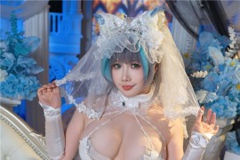 麻花酱 碧蓝航线 柴郡内衣花嫁[32P2V-710M]