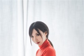 面饼仙儿 皮裤连体红毛衣[20P-290M]