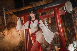 Natsuko夏夏子 祈愿巫女 [54P-888MB]