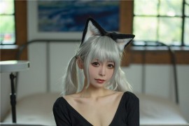 樱岛嗷 黑猫针织衫连体衣 [57P1V-704MB]