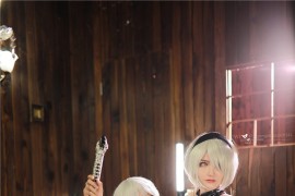 前羽&小容仔咕咕咕w 尼尔2B 双人旗袍[72P-651M]