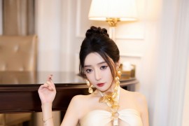 [秀人网] 2024.01.19 NO.7991 王馨瑶yanni 淡黄色露肩礼裙[84P/604MB]