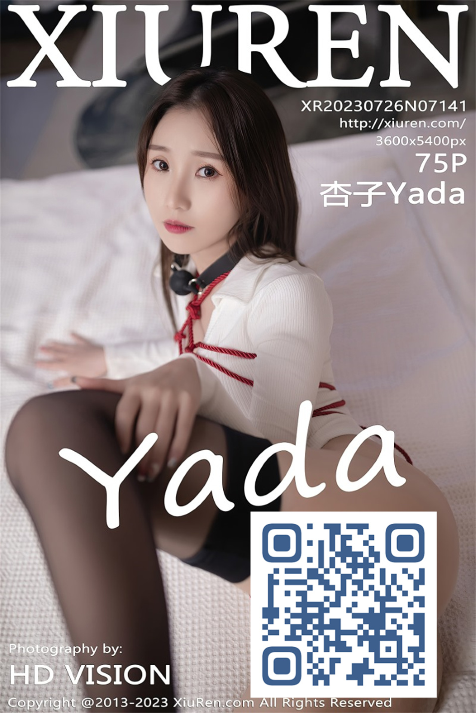 [秀人网] 2023.07.26 No.7141 杏子Yada白色高开叉服[76P/705MB] 第1张