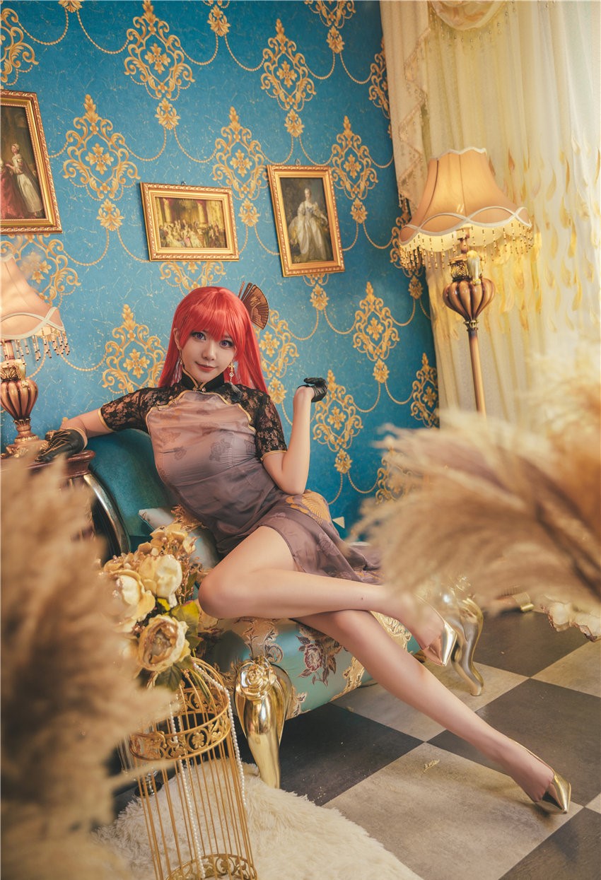 源纱希喵喵喵 君主旗袍 [17P-452MB] 第2张