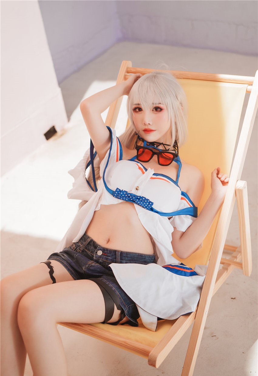 面饼仙儿 斯卡蒂泳装 [18P-80MB] 第4张