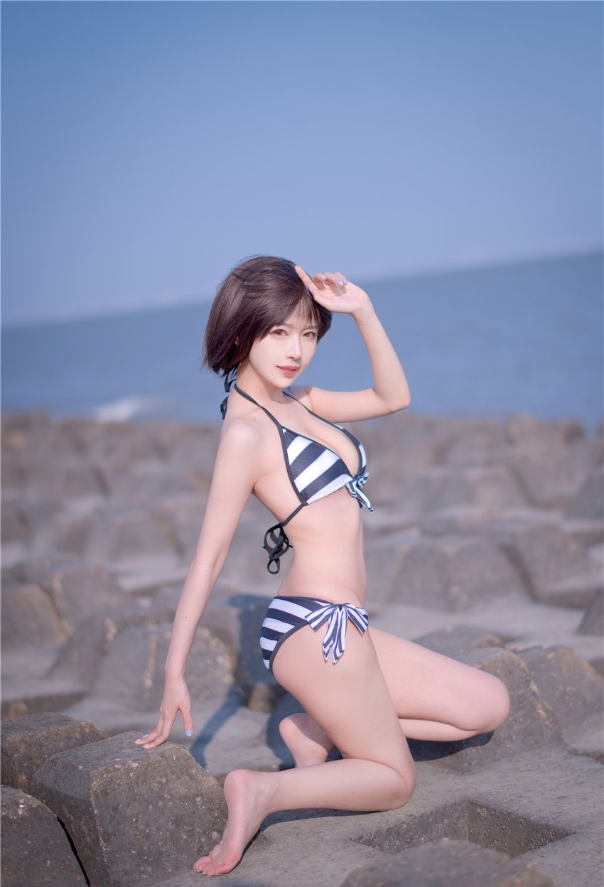 Shika小鹿鹿 加藤惠 泳装 [17P-114MB] 第3张