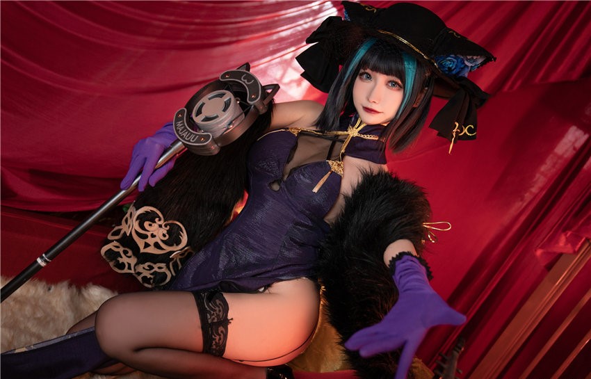 Momoko葵葵 碧蓝航线柴郡 音乐绚烂CaitSith [16P-22MB] 第1张