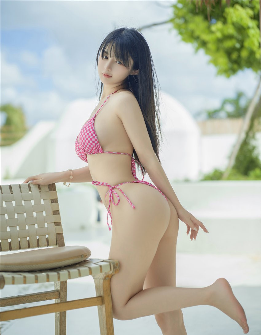 桜井宁宁 粉色比基尼 微风 [50P-376MB] 第4张