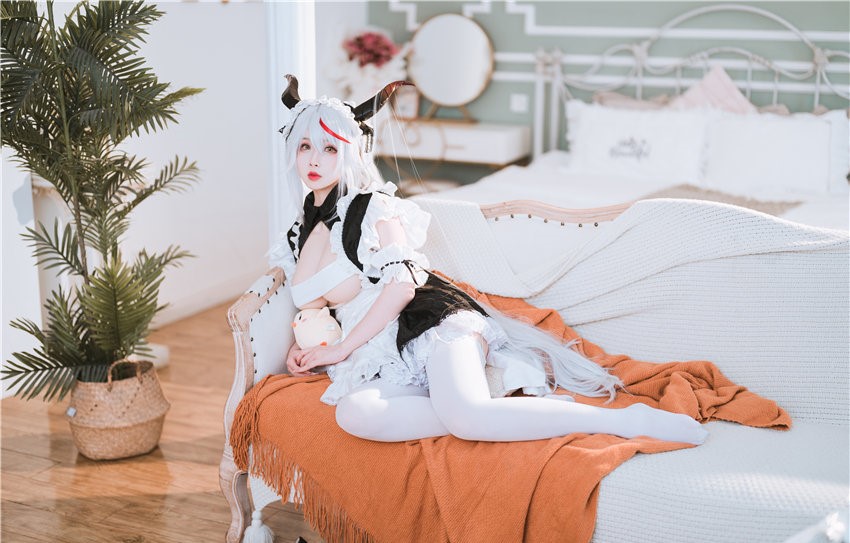 rioko凉凉子 妄想航线 港区的龙女仆[30P-355MB] 第3张