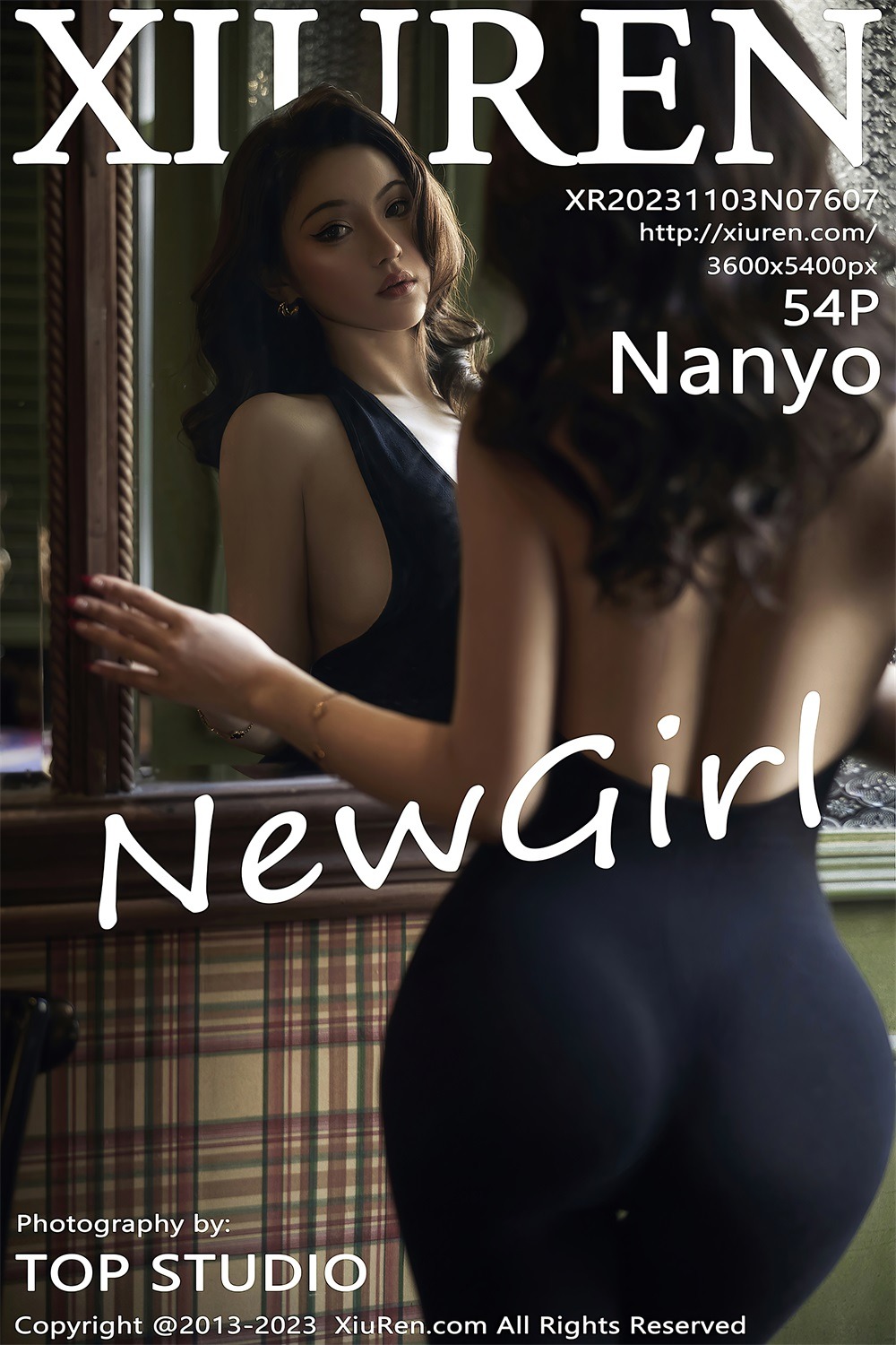 [秀人网] 2023.11.03 No.7607 Nanyo 黑色露背连夜短裙[55P/485MB] 第1张