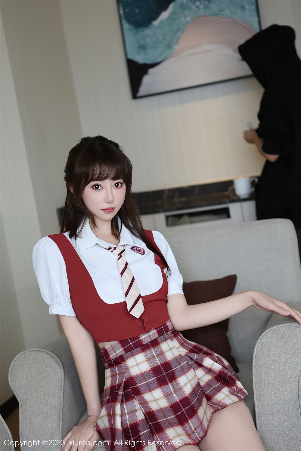 [秀人网] 2023.12.22 No.7851 金tiao 学妹制服[78P/803MB] 第1张