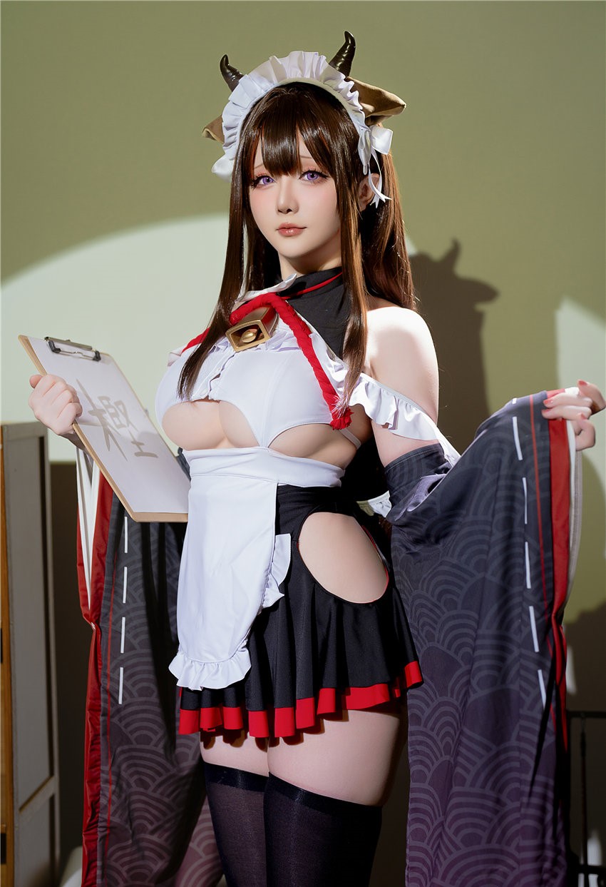 星之迟迟 2023年12月计划B 碧蓝航线 樫野 女仆 [78P3V-1.15GB] 第4张