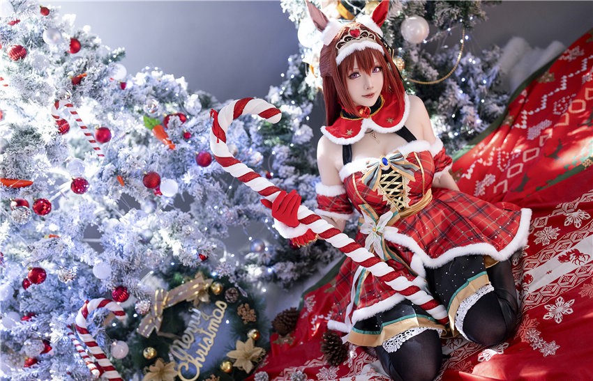 星之迟迟 2023年12月计划A 赛马娘 大和赤骥 圣诞衣装 [47P-328MB] 第1张