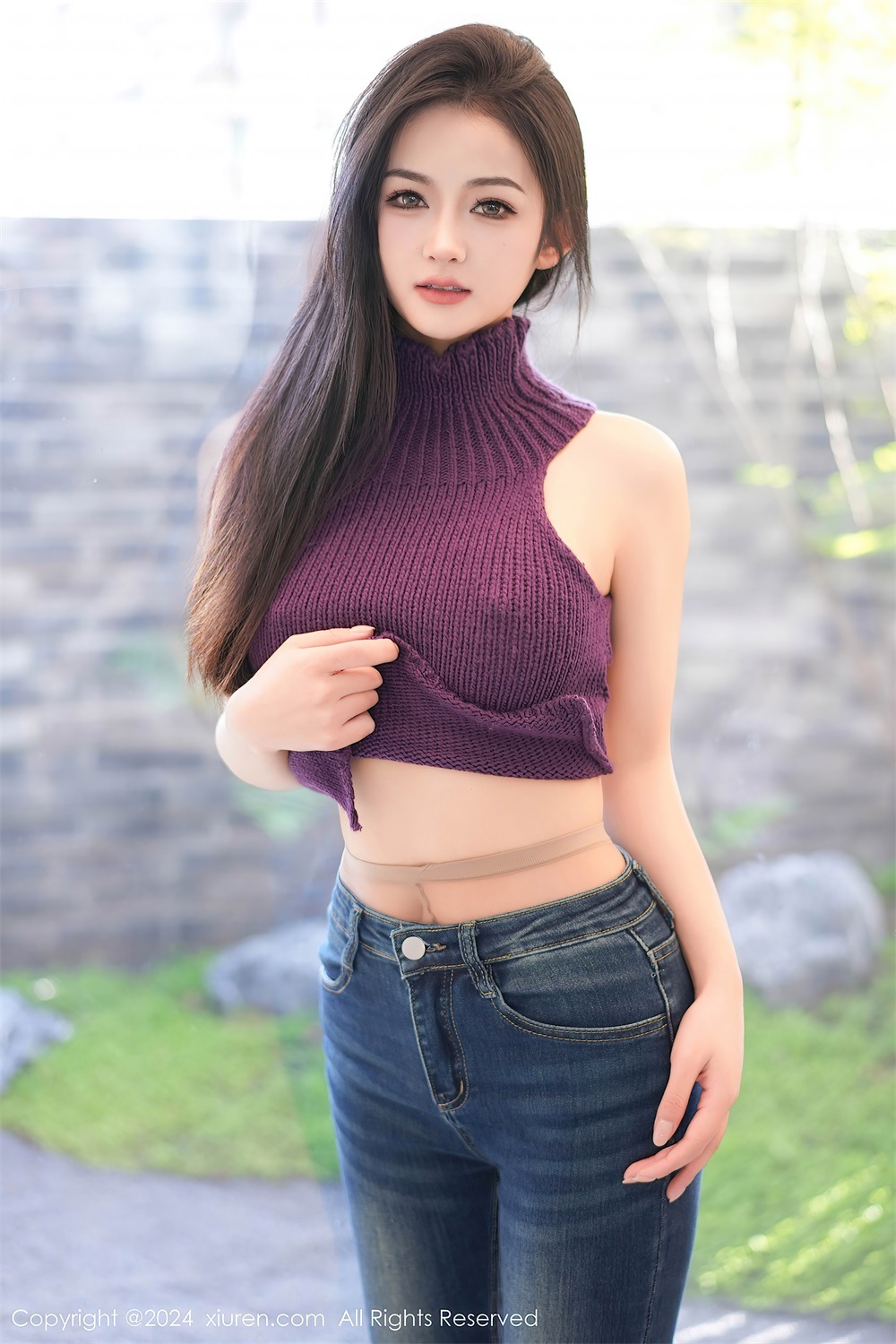 [秀人网] 2024.01.05 No.7918 谭小灵 紫色上衣[76P/718MB] 第1张