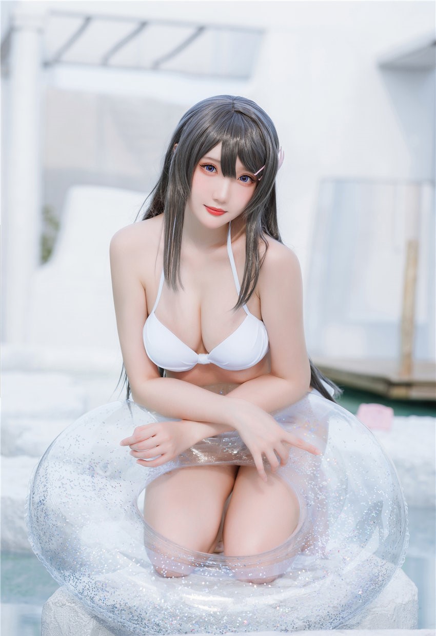 瓜希酱 樱岛麻衣 泳装[28P-107MB] 第1张