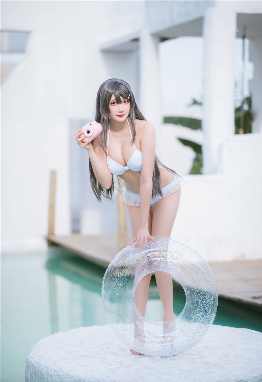 瓜希酱 樱岛麻衣 泳装[28P-107MB] 第3张