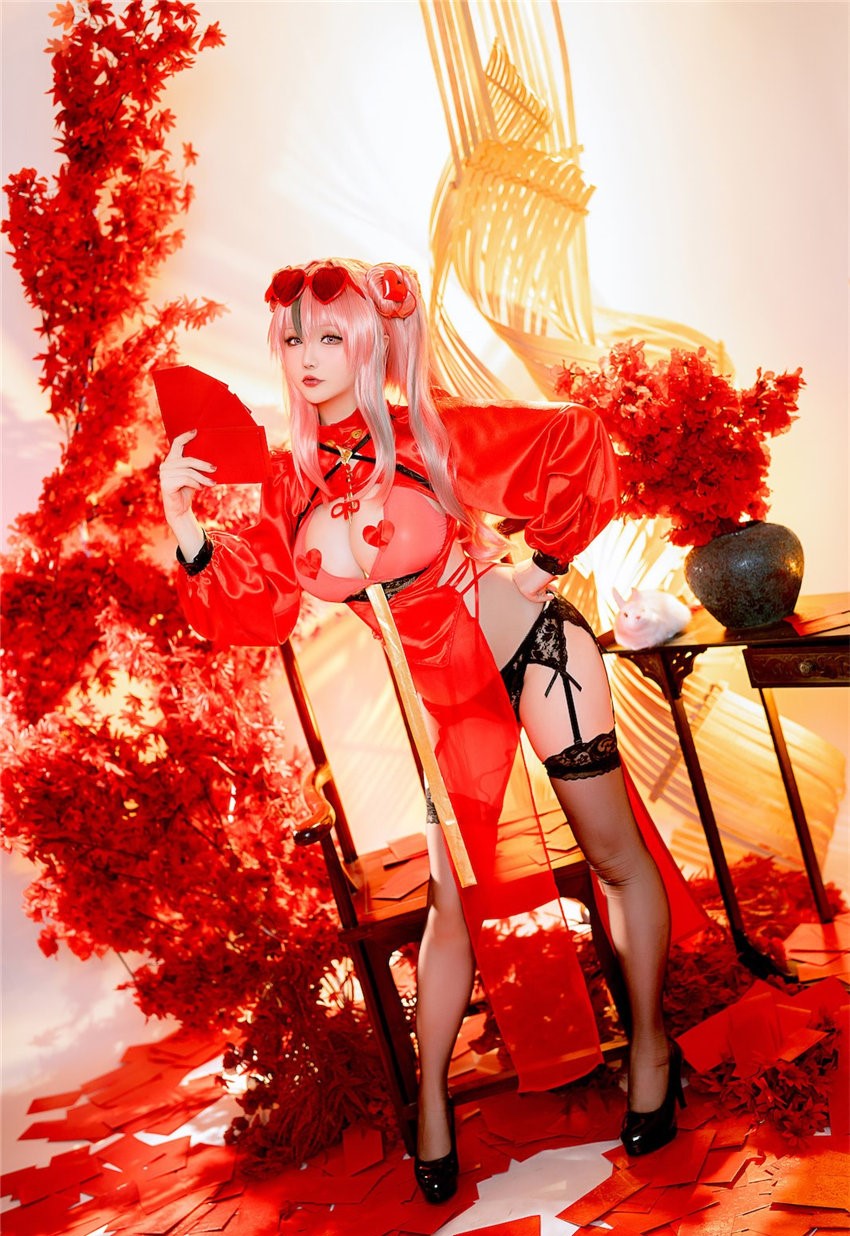 星之迟迟 2024年1月计划C 布莱默顿新年旗袍[84P1V-537MB] 第2张