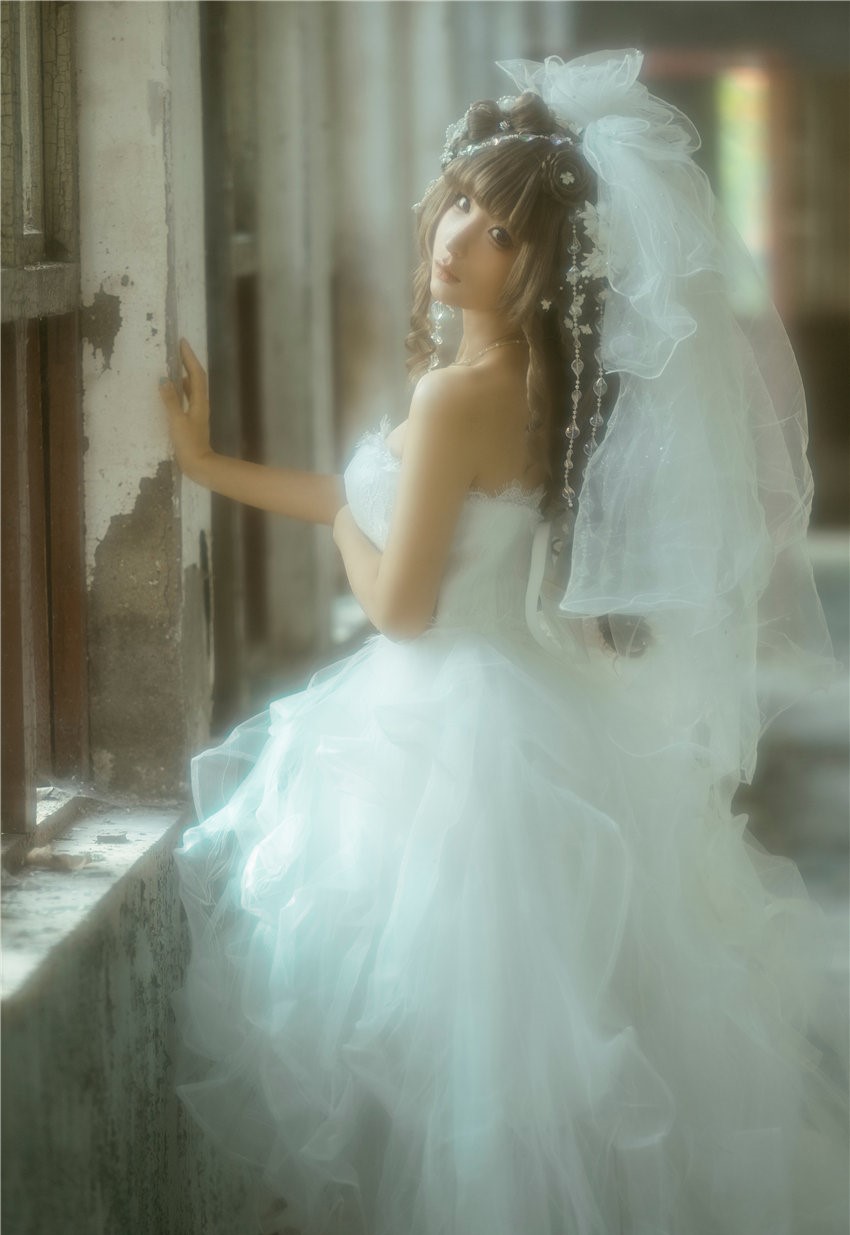 蠢沫沫 二月T2 婚纱[61P-680MB] 第2张