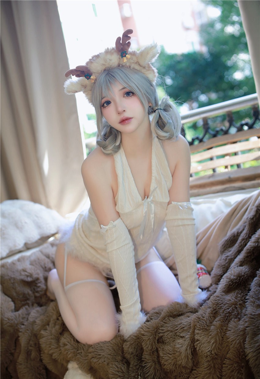 疯猫ss 2023圣诞特典 白色毛衣[98P1V-759MB] 第3张