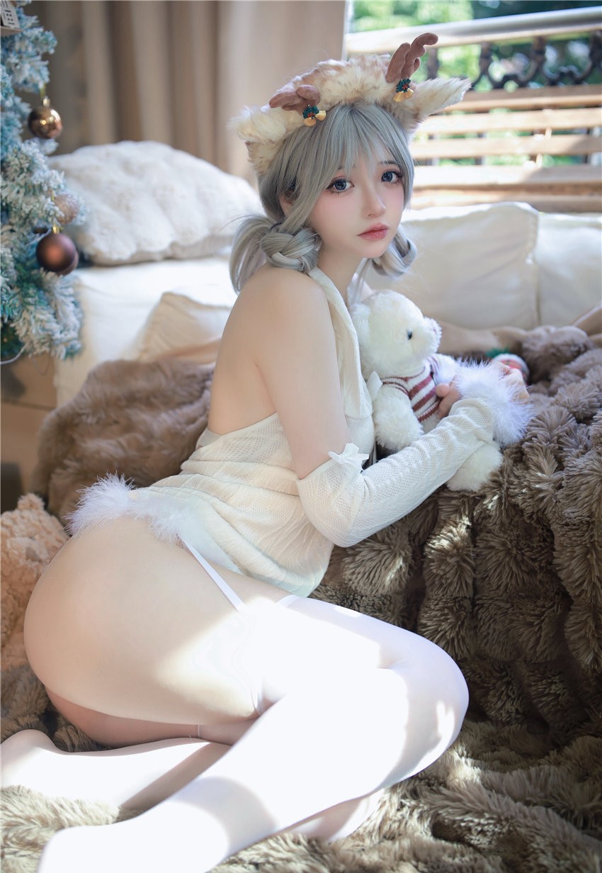 疯猫ss 2023圣诞特典 白色毛衣[98P1V-759MB] 第4张