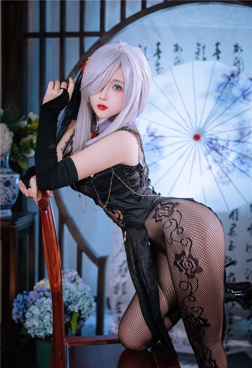 日奈娇 申鹤旗袍[22P-452MB] 第4张