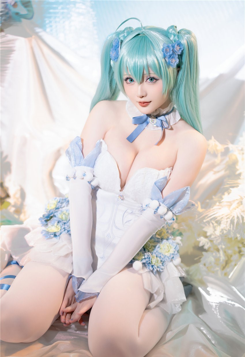 星之迟迟 2024年02月计划A 初音未来 粉蝶花精灵 [54P1V-4.51GB] 第4张