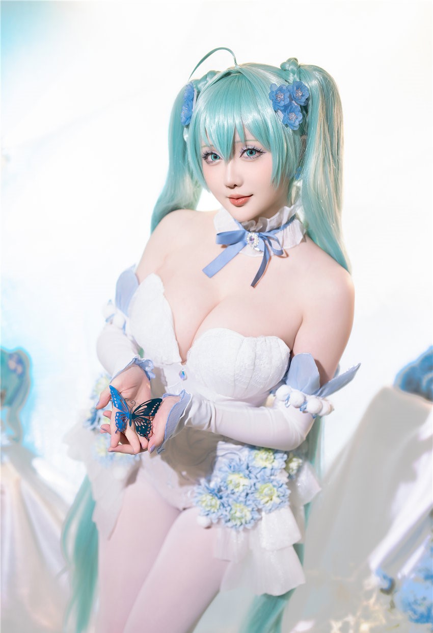 星之迟迟 2024年02月计划A 初音未来 粉蝶花精灵 [54P1V-4.51GB] 第3张