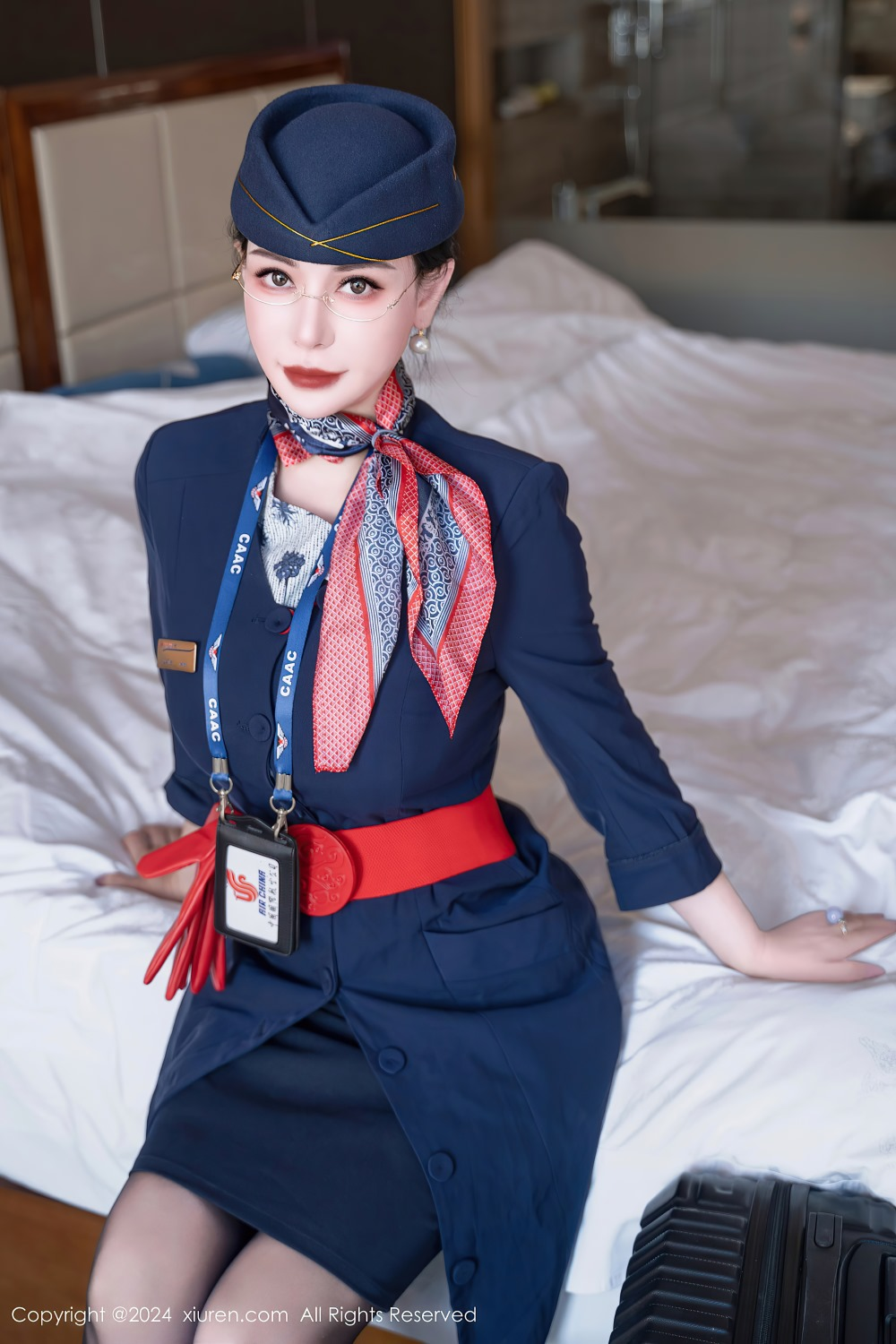 [秀人网] 2024.03.19 NO.8253 悦悦姐 空乘服务[76P/674MB] 第1张