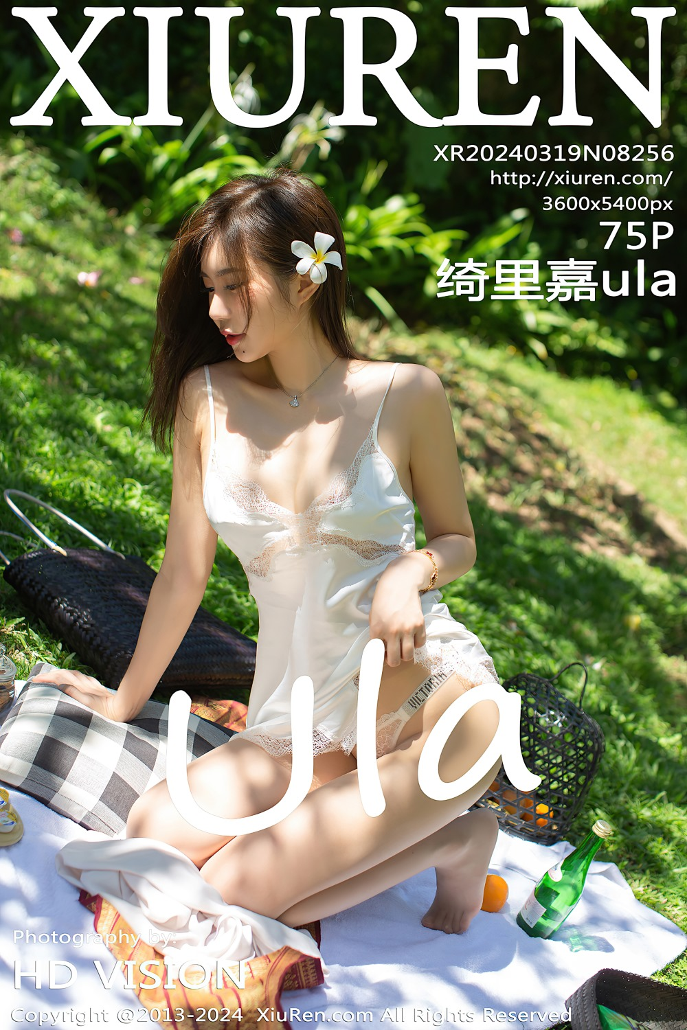 [秀人网] 2024.03.19 NO.8256 绮里嘉ula 白色吊带裙[76P/805MB] 第1张