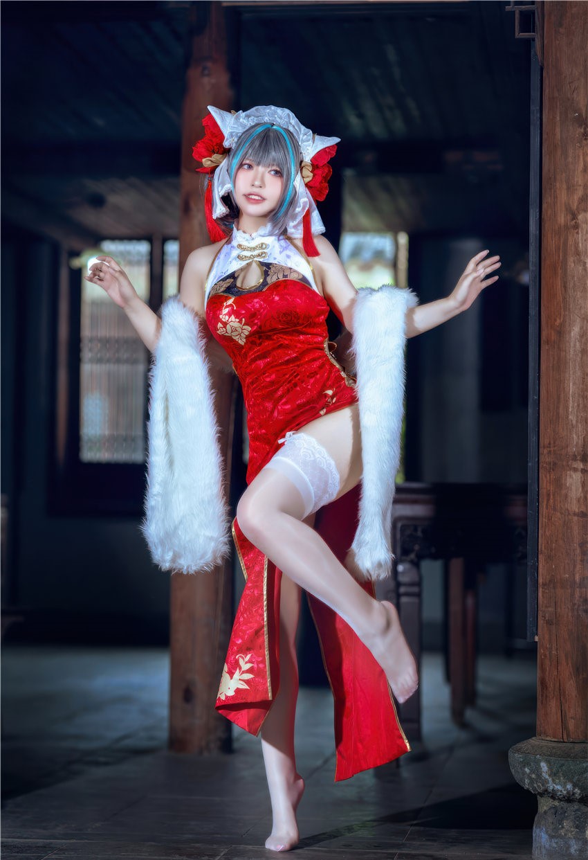 半半子 柴郡 中华娘旗袍[45P2V-389MB] 第4张