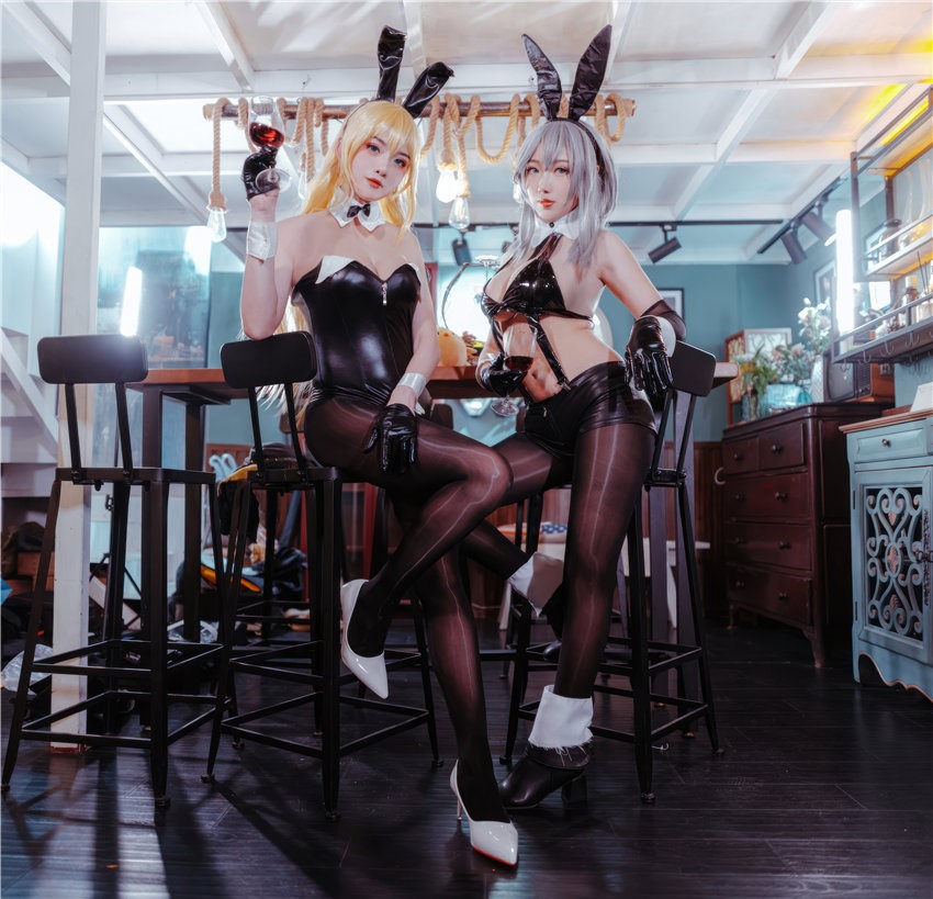 刺青Poi 碧蓝航线 北卡罗来纳+华盛顿 兔女郎[40P-308MB] 第4张