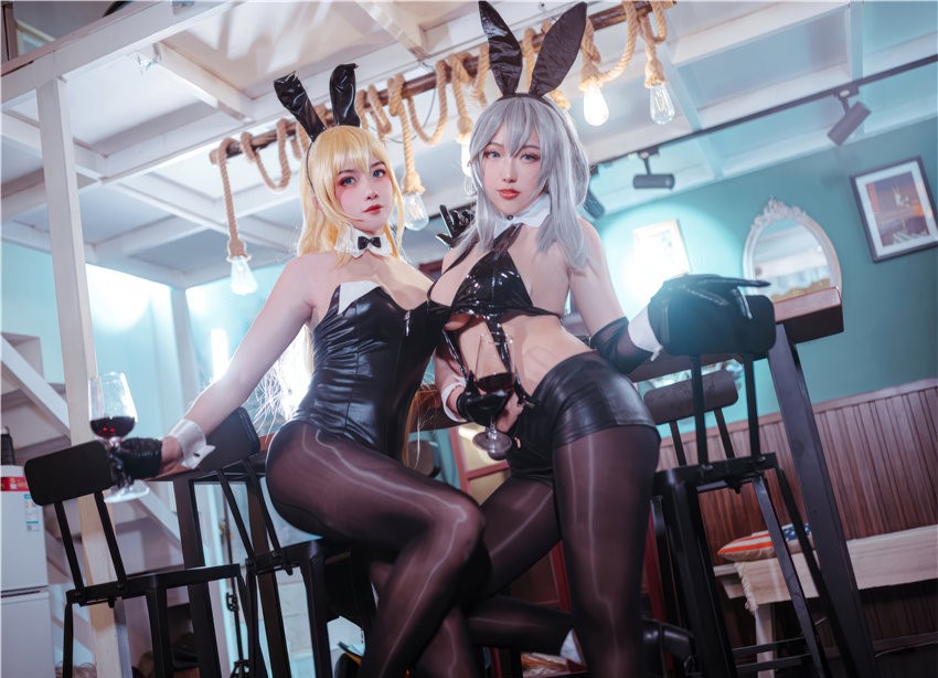 刺青Poi 碧蓝航线 北卡罗来纳+华盛顿 兔女郎[40P-308MB] 第3张