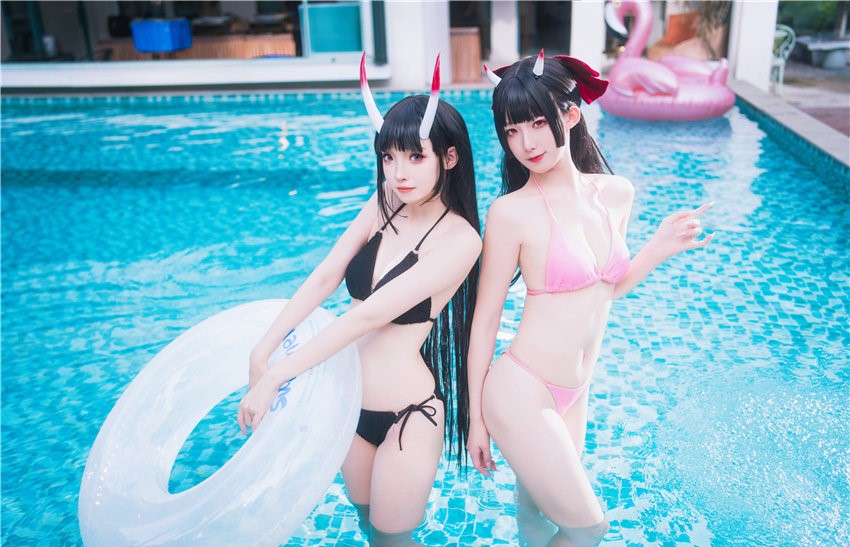 封疆疆v &祖木子 能代x酒匂泳装[86P-1.13GB] 第2张