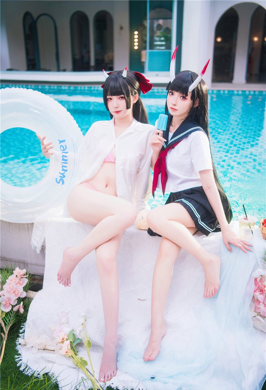 封疆疆v &祖木子 能代x酒匂泳装[86P-1.13GB] 第4张