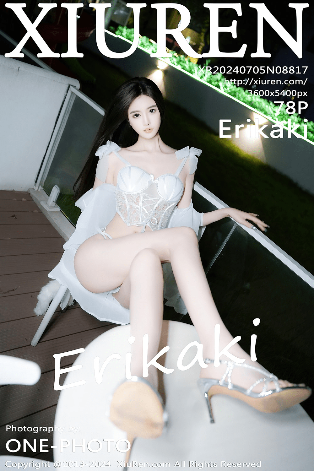 [秀人网] 2024.07.05 NO.8817 Erikaki 白情趣服[79P/671MB] 第1张