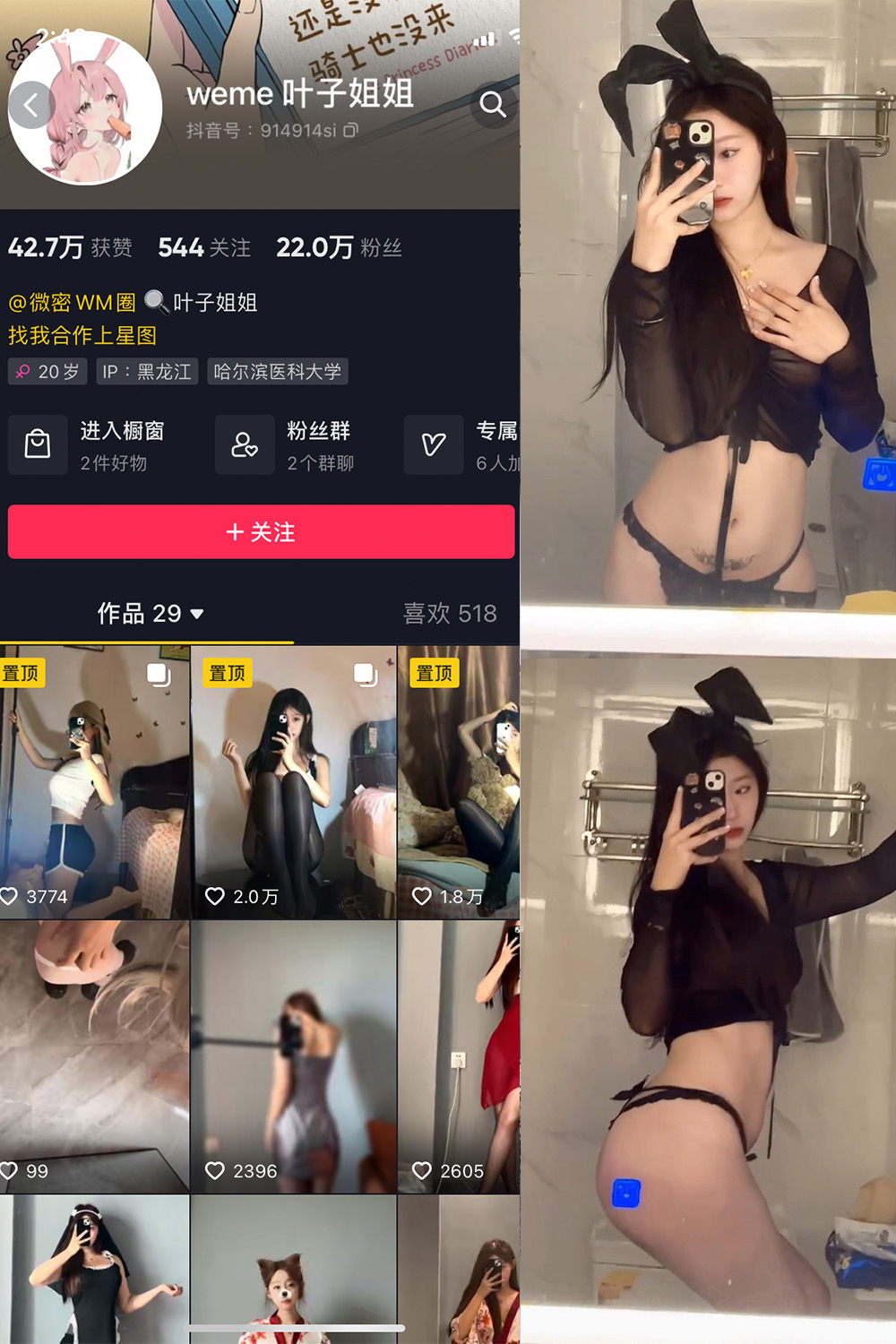 抖音 叶子姐姐 微密圈 NO.029期 【17P9V】最新至：2024.9.2 第1张
