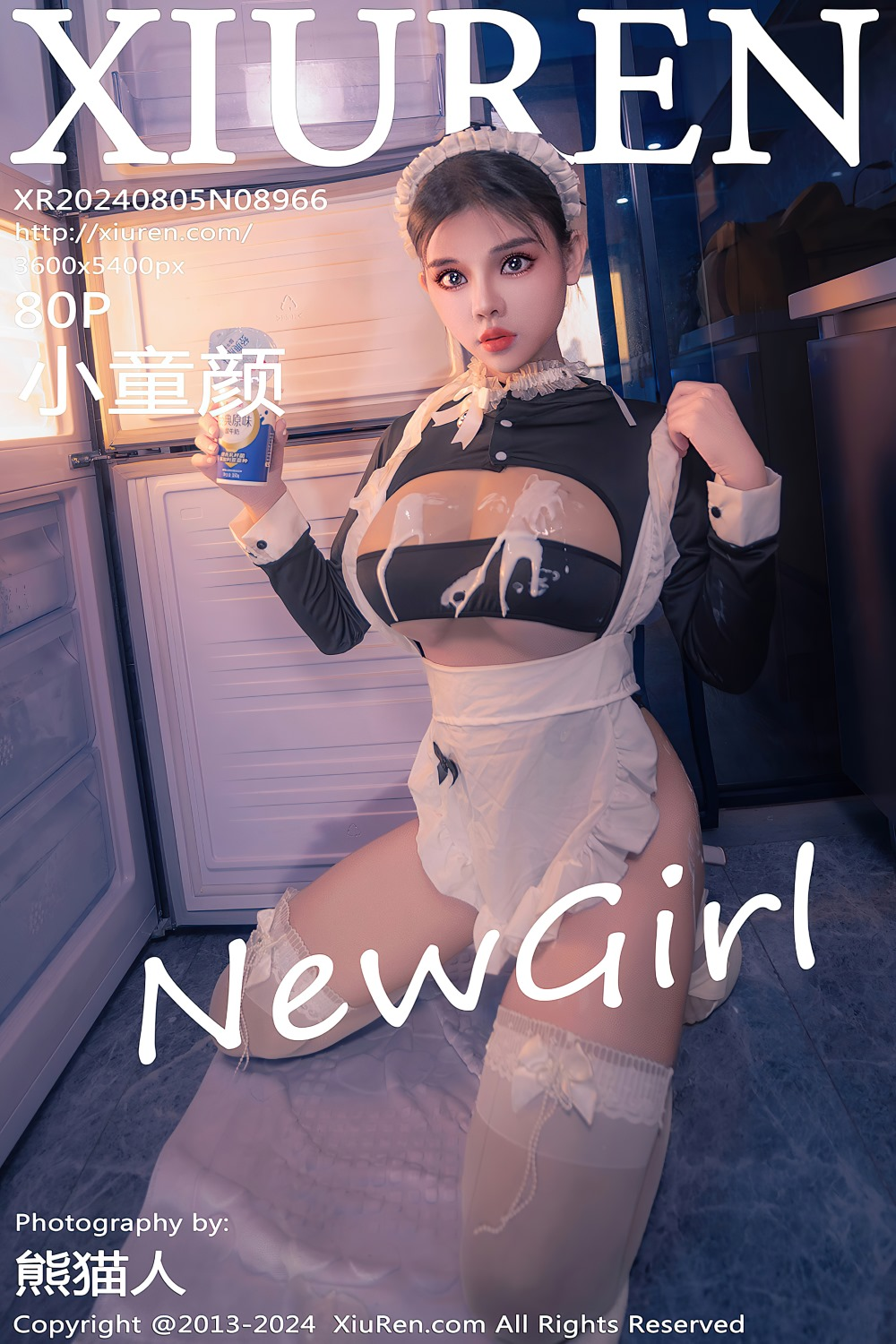 [秀人网] 2024.08.05 NO.8966 小童颜 娇小女仆半夜偷吃[81P/757MB] 第1张