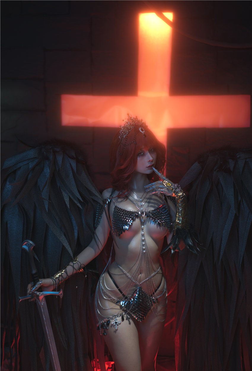 蠢沫沫 黑天使 [238P2V-2.12GB] 第4张