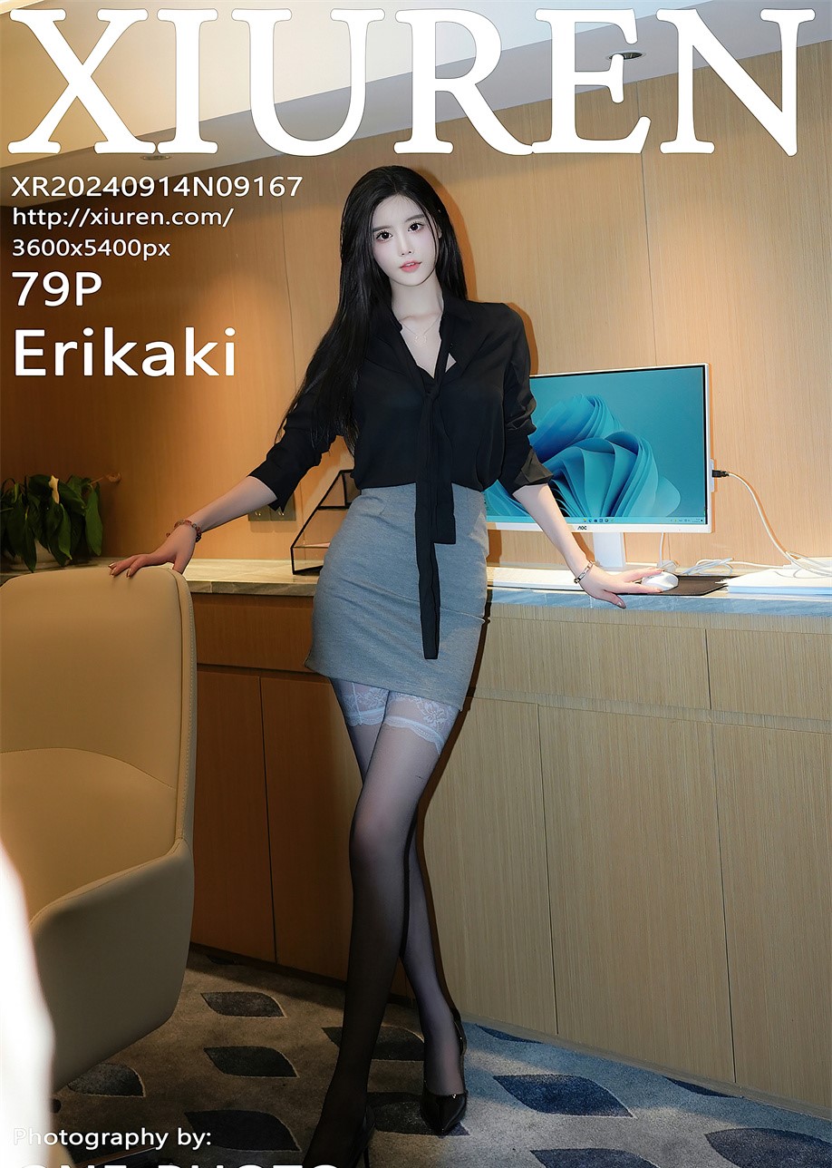 [秀人网] 2024.09.14 NO.9167 Erikaki深色ol制服 [80P/809MB] 第1张