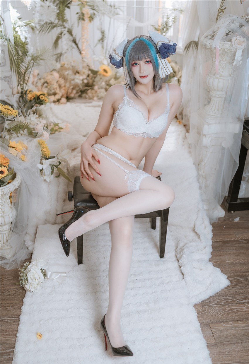 兔胖胖min 柴郡 礼服 [40P-674MB] 第4张