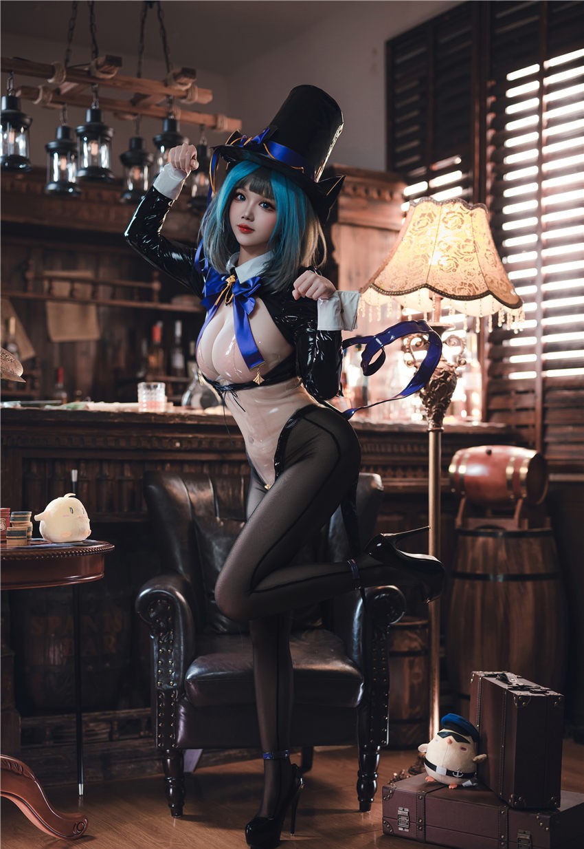 雪晴Astra 2024万圣节 柴郡魔术师 [60P1V-752MB] 第4张