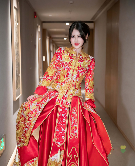 [秀人网] 2024.11.22 NO.9494 诗诗kiki 红色新娘[91P/940MB] 第1张