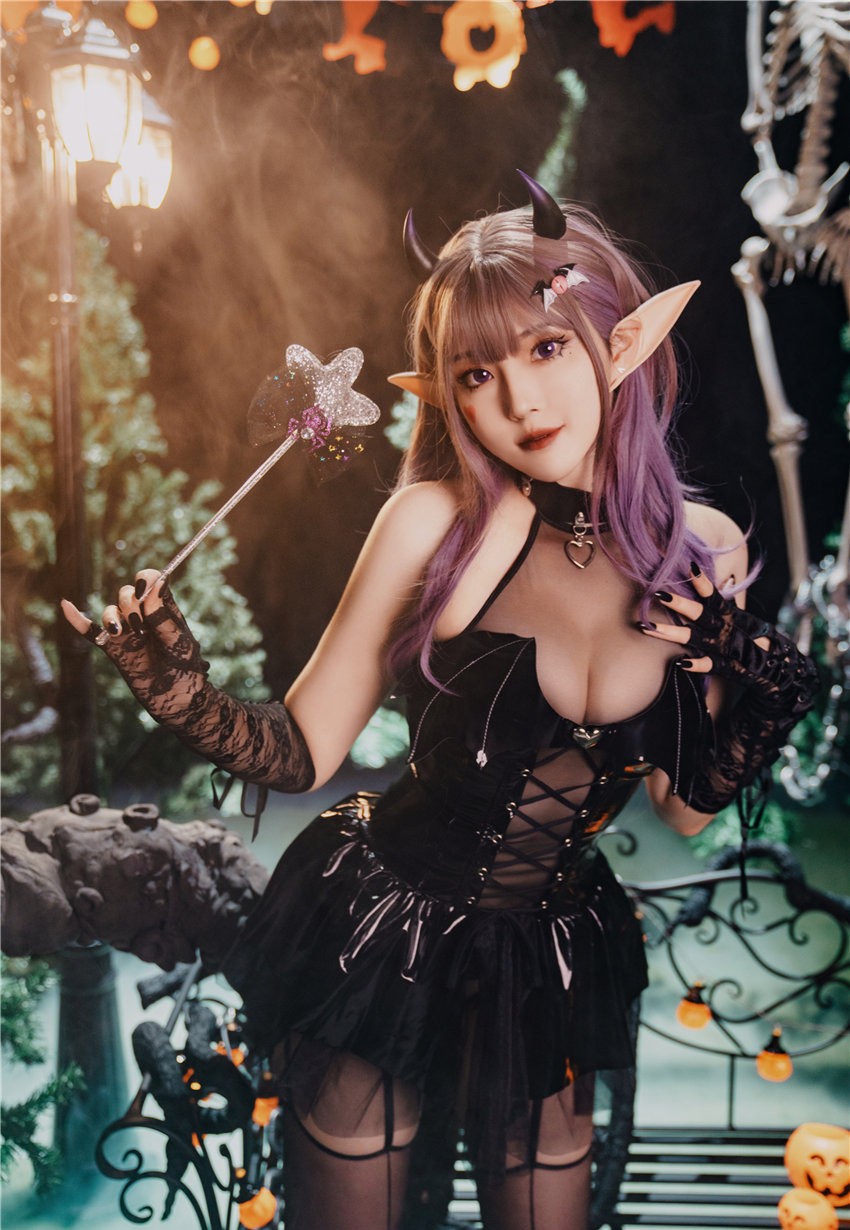 Natsuko夏夏子 万圣小魔女 [52P1V-566MB] 第4张